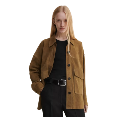 ARMA Arma Suède Jacket Kaylee Olijfkleur - Sisera Laren