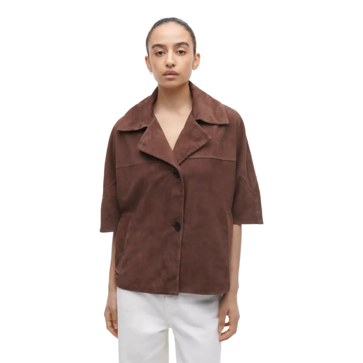 ARMA Studio AR Clara Cape Donkerbruin - Sisera Laren