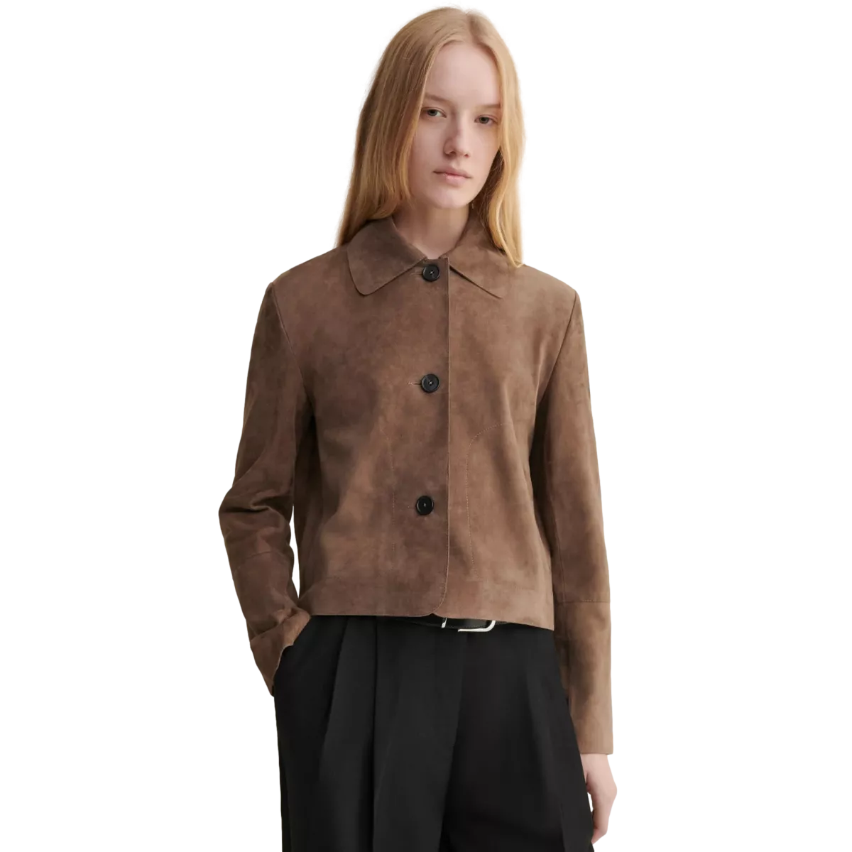 ARMA Arma Suède Jacket Emy Zandkleur - Sisera Laren