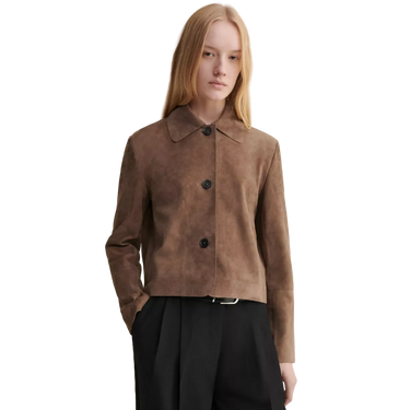 ARMA Arma Suède Jacket Emy Zandkleur - Sisera Laren