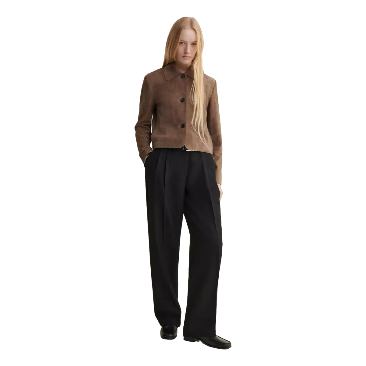 ARMA Arma Suède Jacket Emy Zandkleur - Sisera Laren