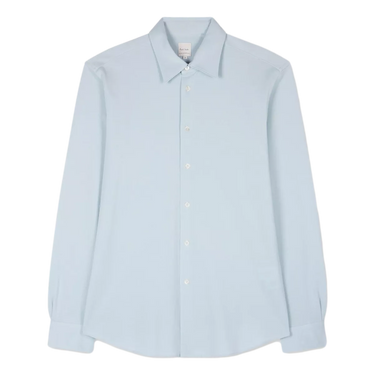 PAUL SMITH Paul Smith Cotton Pique Shirt Light Blue