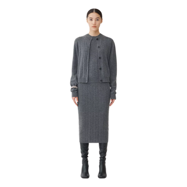 FABIANA FILIPPI Fabiana Filippi Plantinum Cardigan Grey