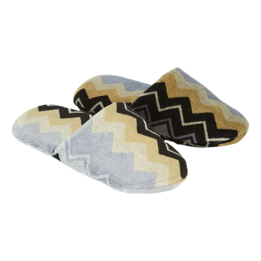 MISSONI Missoni Giacomo cotton terry chevron slippers