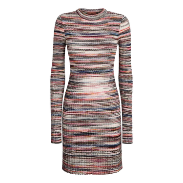 MISSONI Missoni ribbed wool and viscose slub mini-dress