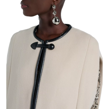 ISABEL MARANT Isabel Marant Emilie Cape Zwart - Sisera Laren