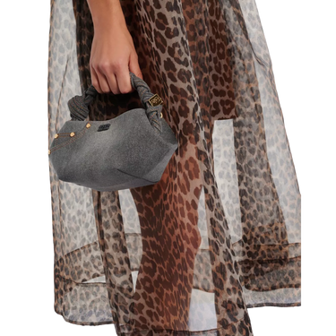 GANNI Ganni Lava Smoke Handtas Light Denim - Match Laren