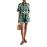 FARMRIO Farmrio Belted Jumpsuit Donkergroen - Sisera Laren