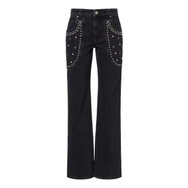 ISABEL MARANT Isabel Marant Silka Broek Met Studs - Antraciet