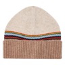 PAUL SMITH Paul Smith Beanie Signature Stripe Lambswool Sand