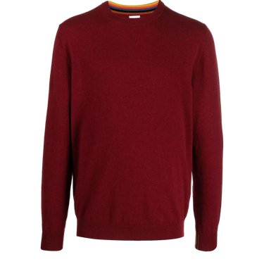 PAUL SMITH Paul Smith Cashmere Trui Bordeauxrood