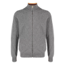 PAUL SMITH Paul Smith Cashmere Zip Up Cardigan Grey