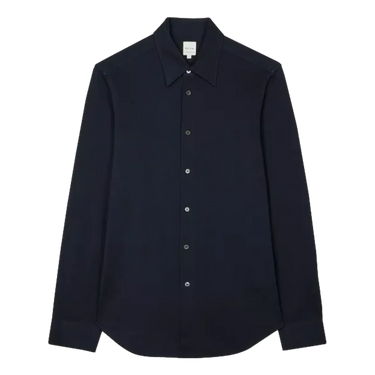 PAUL SMITH Paul Smith Cotton Pique Shirt Dark Blue