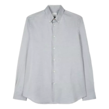 PAUL SMITH Paul Smith Cotton Twill Shirt Light Blue