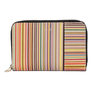 PAUL SMITH Paul Smith Wallet Leather Signature Stripe Multicolour