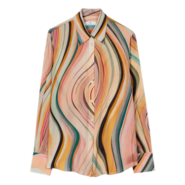 PAUL SMITH Paul Smith Women's Silk-Blend 'Swirl' Print Shirt