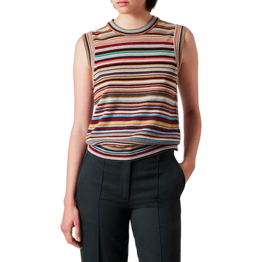 PAUL SMITH Paul Smith Women's 'Signature Stripe' Cashmere Knitted Vest