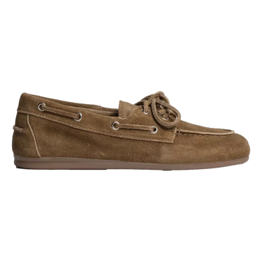 POSA Posa Boat Loafer Brushed Suede Desert Tan - Sisera
