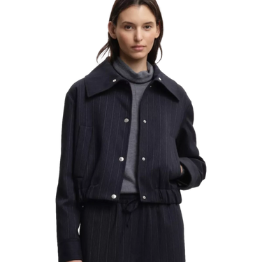 MARGAUX LONNBERG Margaux Lonnberg Anja Jas Donkerblauw Met Strepen - Sisera Laren