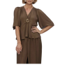 FORTE_FORTE Forte Forte Blouse - Mosgroen