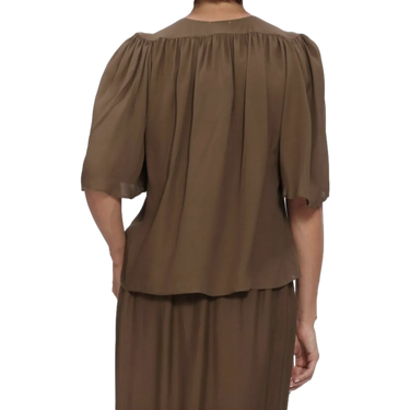FORTE_FORTE Forte Forte Blouse - Mosgroen