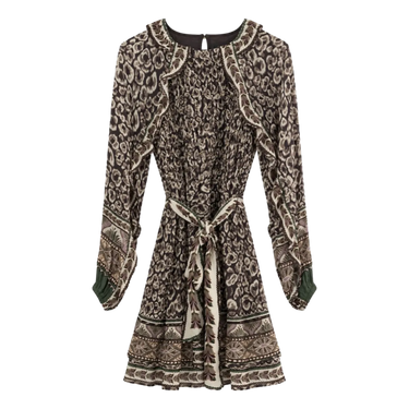 FARMRIO Farm Rio Leopard Mini Dress Bruin - Sisera Laren