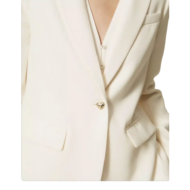 TWINSET Twinset Off-White Blazer