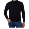 FEDELI Fedeli Favonio Open Slim Vest - Donkerblauw