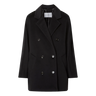 MAXMARA MaxMara Rebus Wollen Manteljas - Zwart