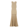 TWINSET Twinset Long Knit Dress - Goud
