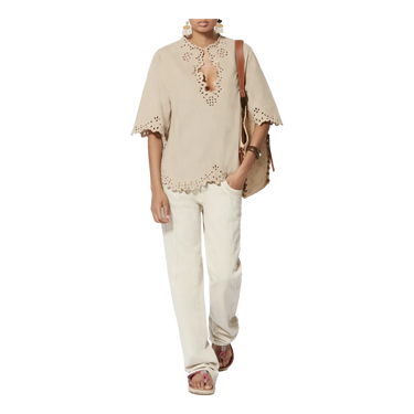 ISABEL MARANT Isabel Marant Shana Top - Zand