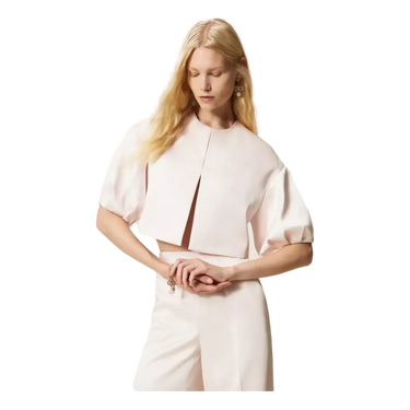 TWINSET Twinset Cropped Jacket - Lichtroze