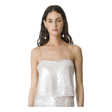 FORTE_FORTE Forte Forte Liquid Sequins Top - Lila