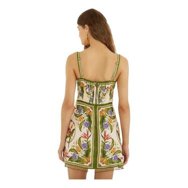 FARMRIO Farmrio Sleeveless Mini Dress - Groen Combi