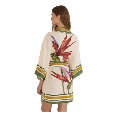 FARMRIO Farmrio Kimono Vest - Off White Combi