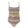 MISSONI Missoni One-Piece Swimsuit - Taupe Combi