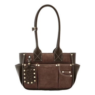 GANNI Ganni Small Posy Bag - Donkerbruin