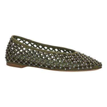 LOLA CRUZ Lola Cruz Leonor Ballerinas - Olijf