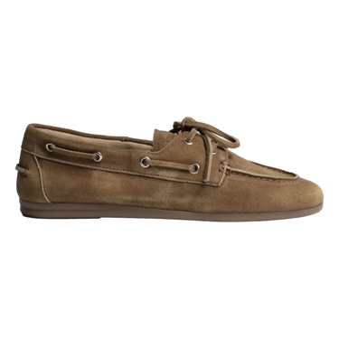 POSA Posa Boat Loafers Suede - Camel