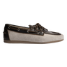 POSA Posa Boat Loafer Linen - Bruin Combi