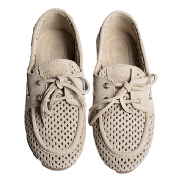 POSA Posa Boat Loafer Perforat - Zand