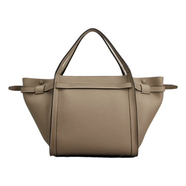 TODS Tods T Signature Shopping Bag - Taupe