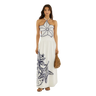 FARMRIO Farmrio Maxi Dress Wit Combi - Match Laren