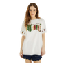 FARMRIO Farmrio Brazilian Bodega Short Sleeve T-Shirt - Off White Combi