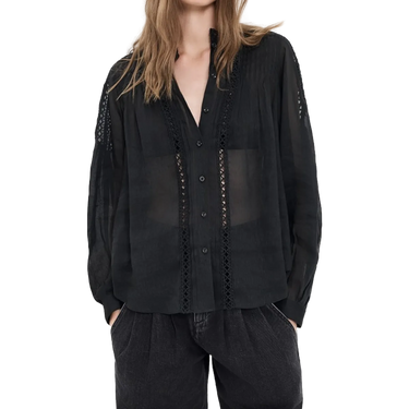 ISABEL MARANT Isabel Marant Polda Blouse - Zwart