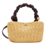 GANNI Ganni Mini Bou Bag in Straw- Naturel
