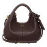 GANNI Ganni Mini Hobo Bag - Donkerbruin