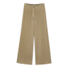 FORTE_FORTE Forte Forte Loose Cotton Twill Trousers - Khaki