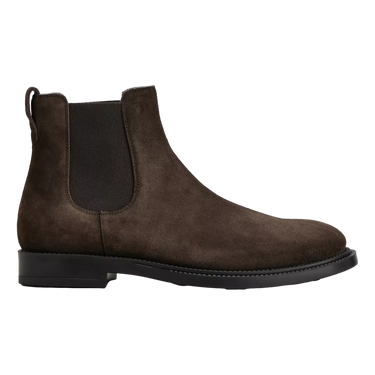 TODS Tod's Ankle Boots Suede Dark Brown