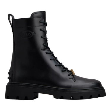 TODS Tod's Combat Boots Black